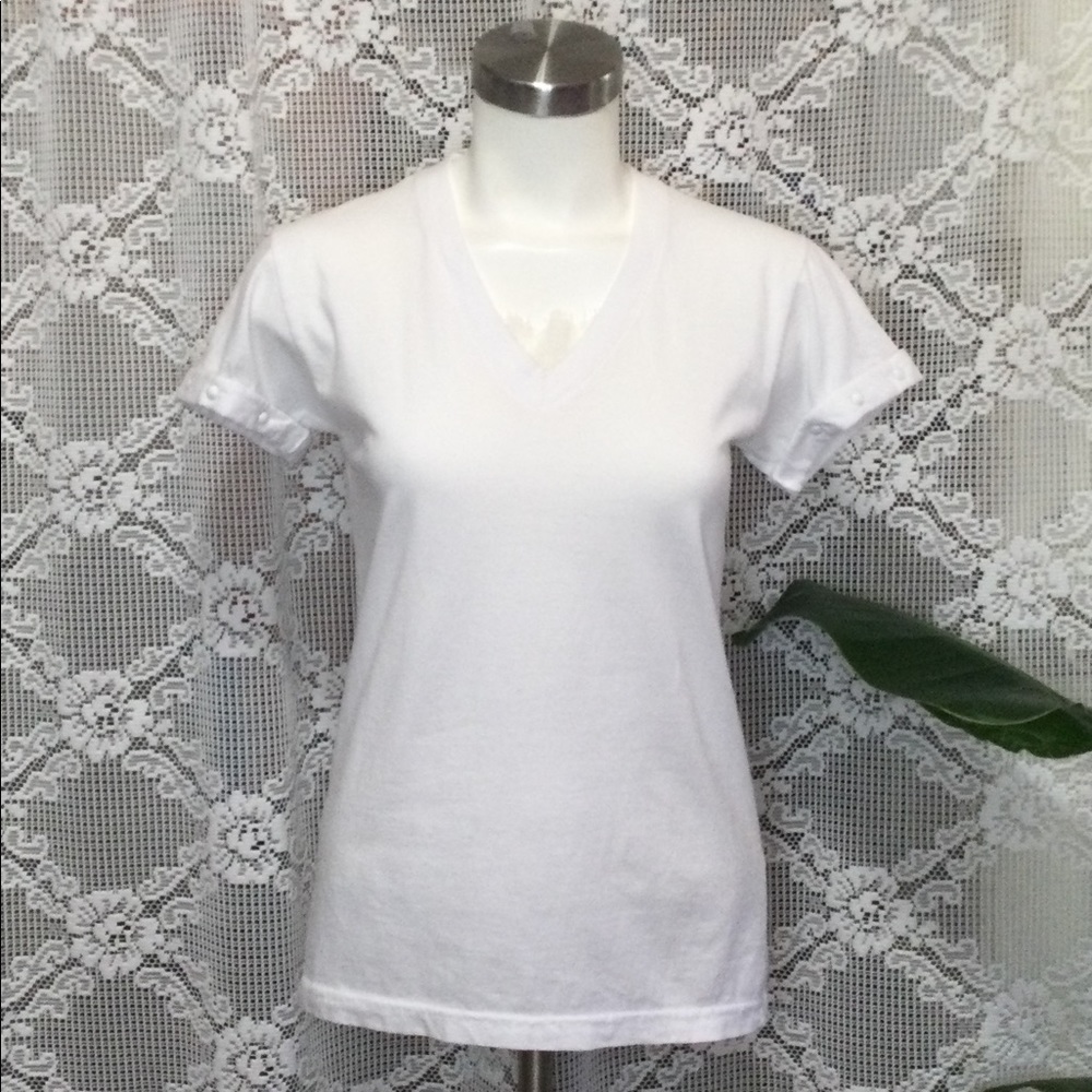 Jet by John Eshaya V Neck Shirt Size PS